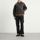 FrizmWORKS Men's Destroyed Cowhide Leather Jacket in Washed Brown