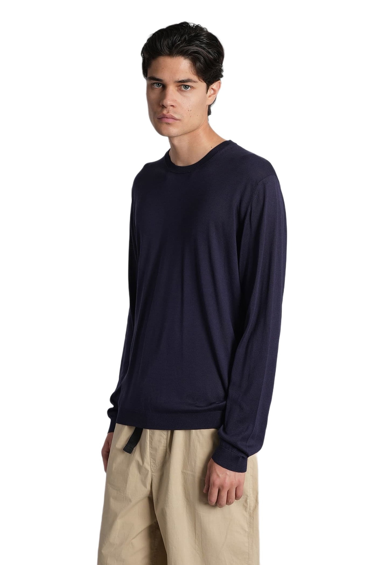Roberto Collina Knitwear In Blue Silk