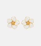 Dolce&Gabbana Floral enamel clip-on earrings