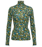 Victoria Beckham - Floral mockneck top