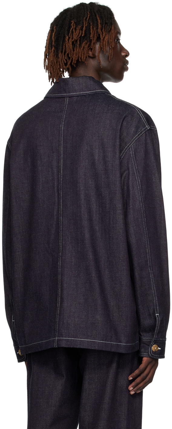 De Bonne Facture Navy Maquignon Denim Jacket