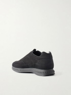 John Lobb - Elastic Stream Nubuck Sneakers - Black