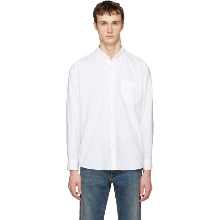 Photo: Sacai White Oxford Shirt