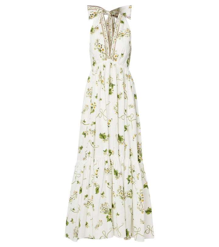 Photo: Camilla Embellished cotton maxi dress