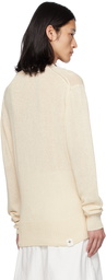 Jil Sander Off-White Patch Sweater