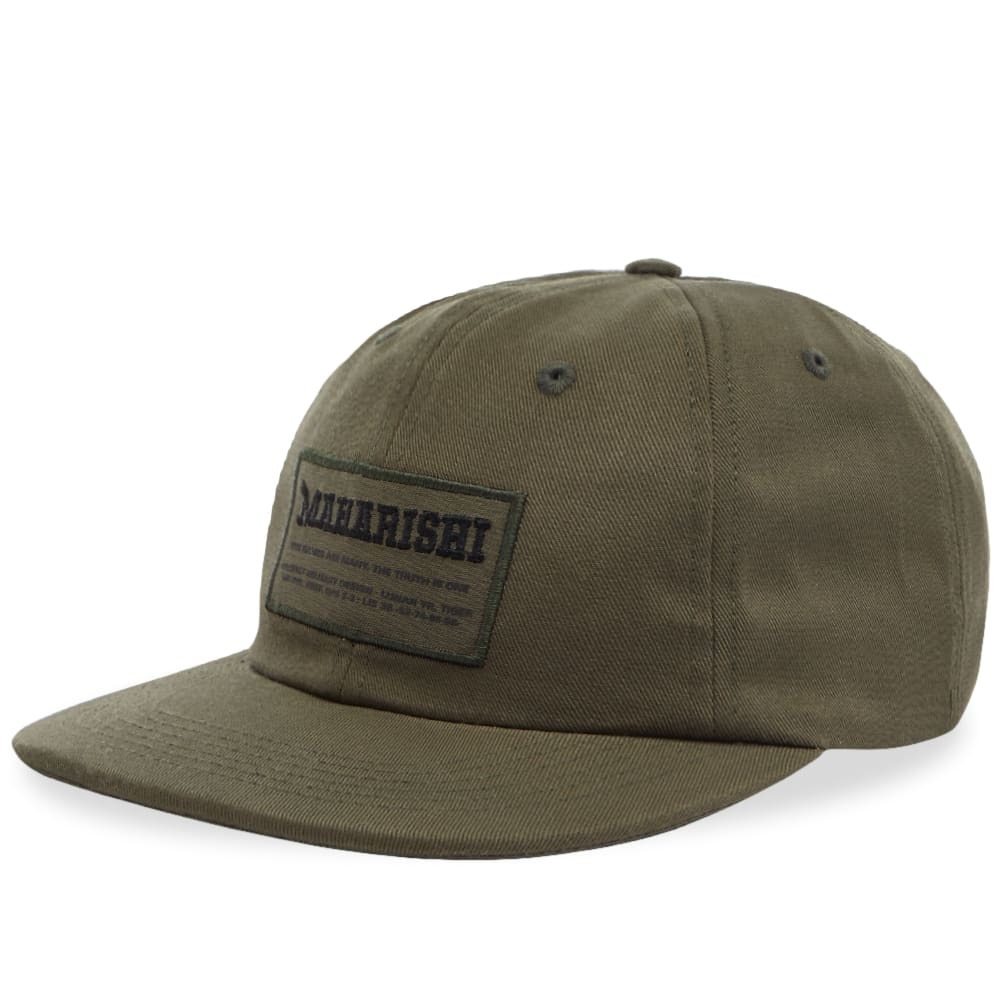 Maharishi Men's MILTYPE 6 Panel Cap in Olive Maharishi