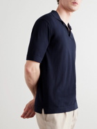 Thom Sweeney - Skipper Cotton Polo Shirt - Blue