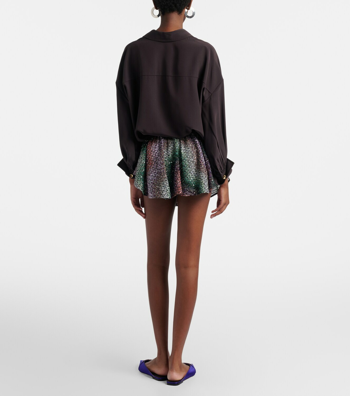 Missoni Sequined lamé miniskirt