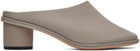 Lauren Manoogian Gray Column Mules