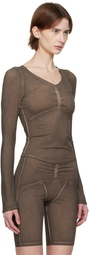 KNWLS Brown Ghost T-shirt