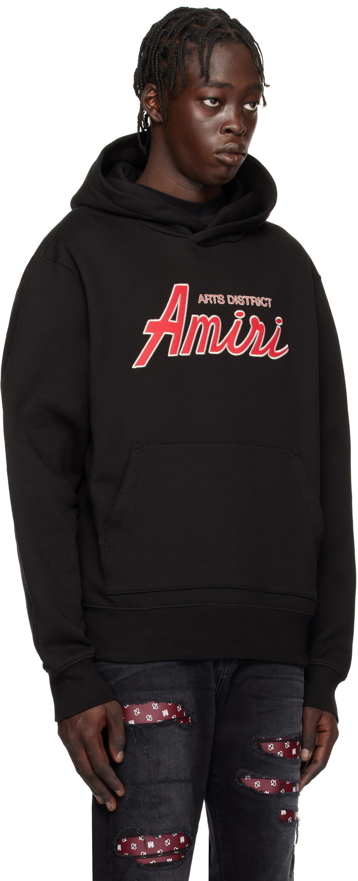 AMIRI Black 'Amiri' City Hoodie