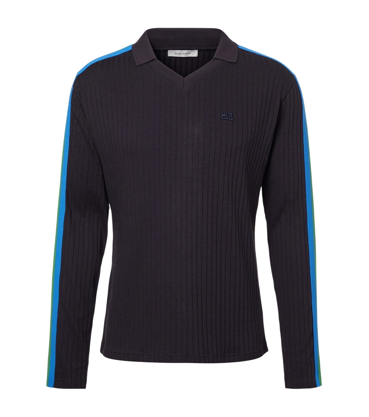 Wales Bonner - Fusion intarsia wool-blend zip cardigan Wales Bonner