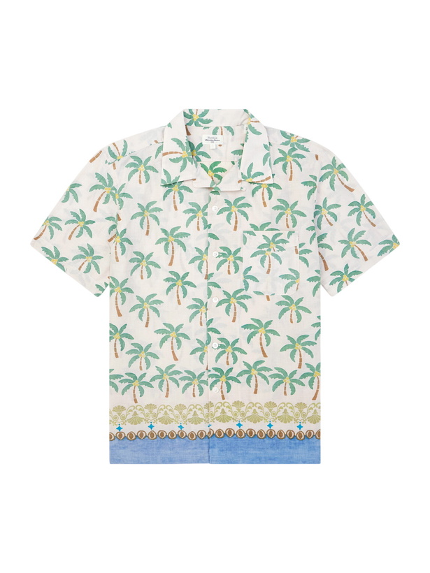 Photo: Hartford - New Palmito Printed Cotton Shirt - Neutrals