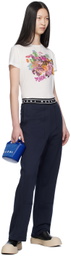 Marni Black Leather Pablo Sabot Slippers