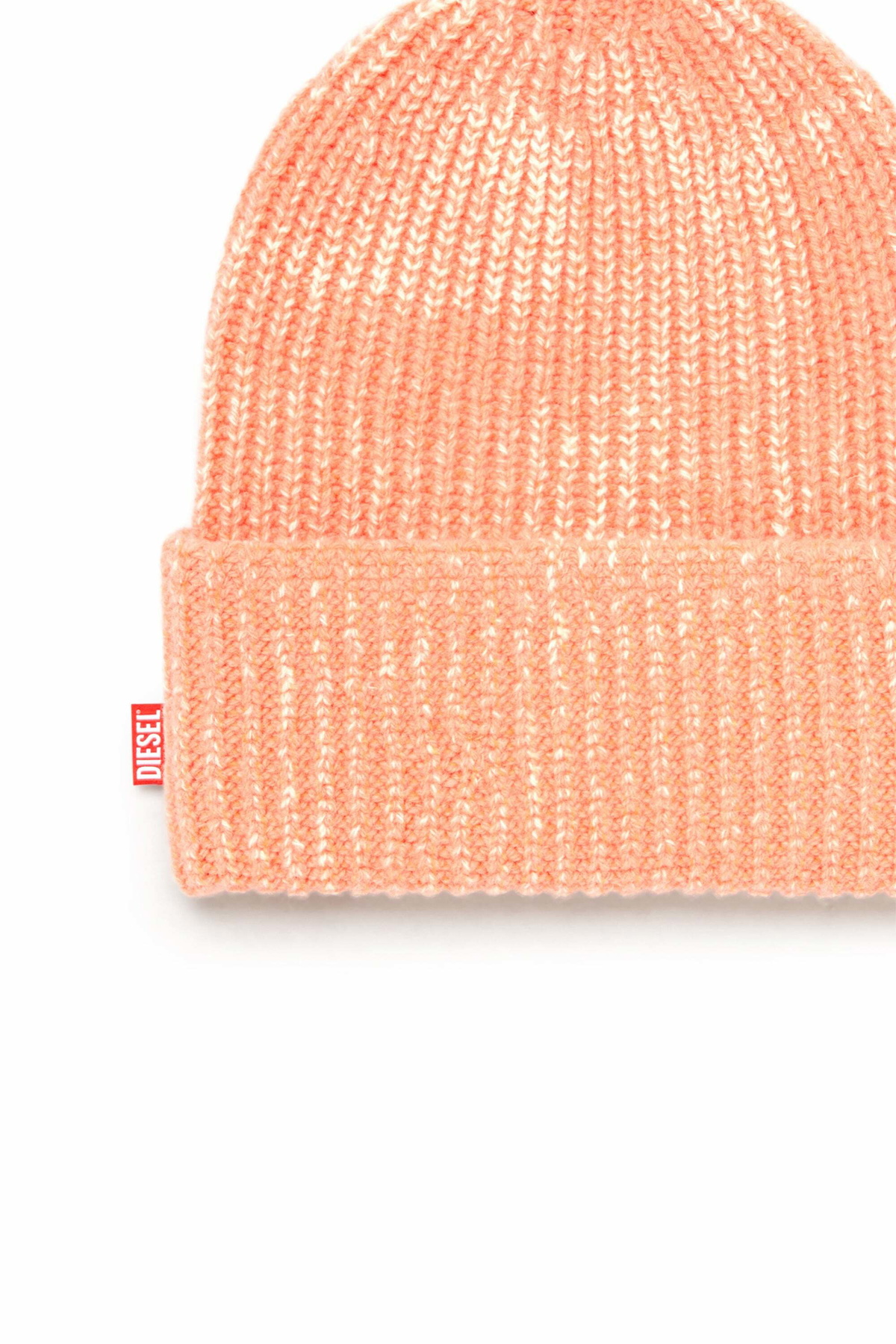 Diesel Beanie in brushed wool blend - Knit caps - Unisex - Orange