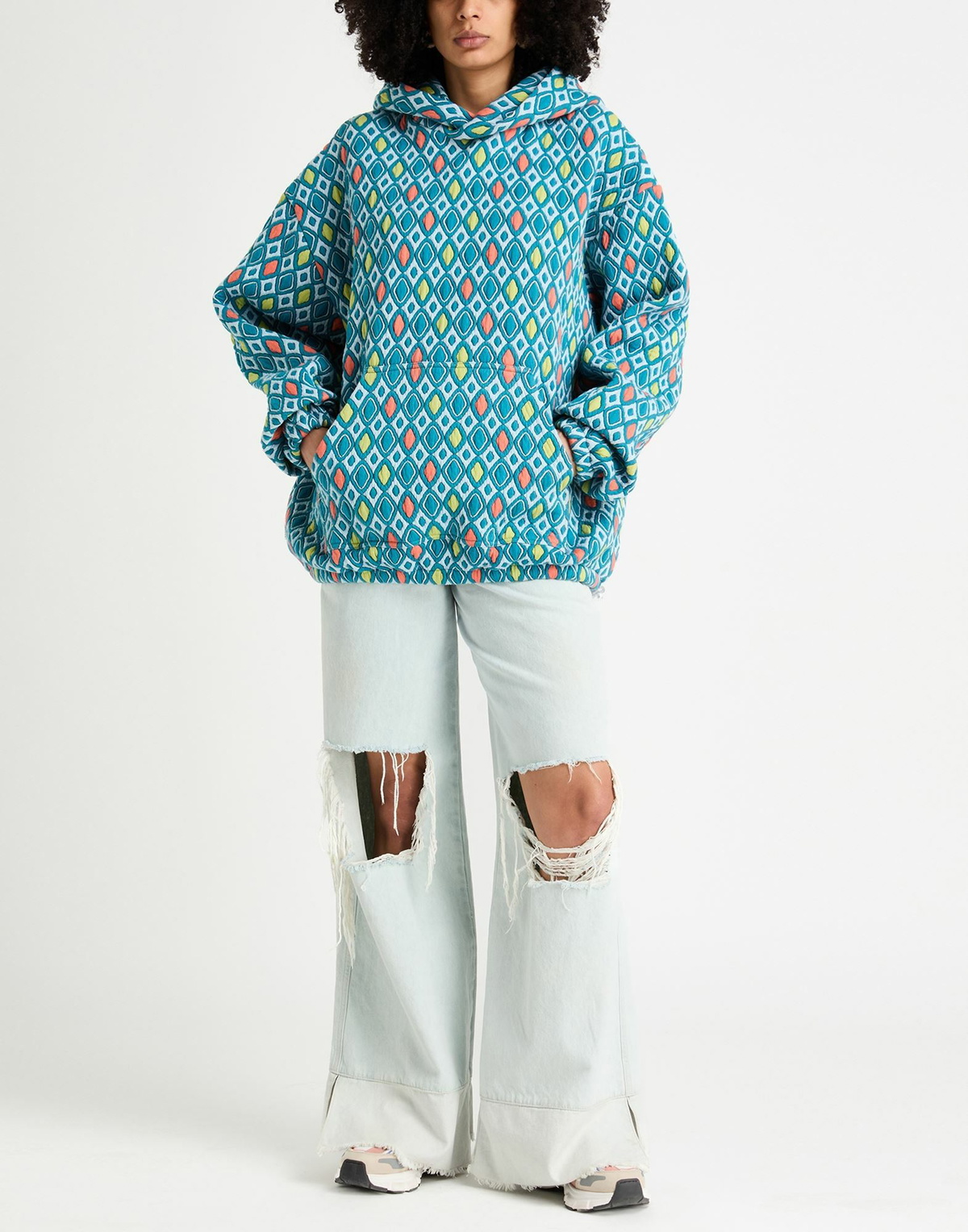 Bonsai Womens Sweatshirt Turquoise