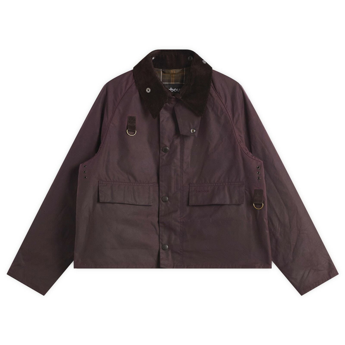 Barbour Men's Spey Wax Jacket in Bordeaux Barbour