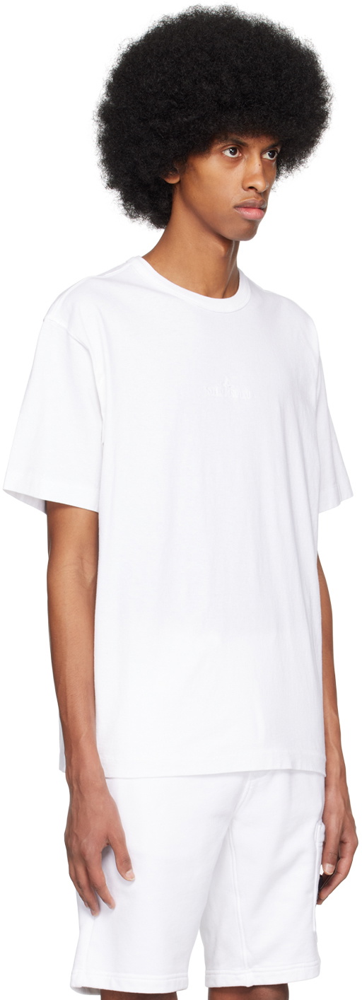 Stone Island White 20444 T-Shirt Stone Island
