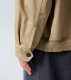 Miu Miu Cotton twill blouson jacket