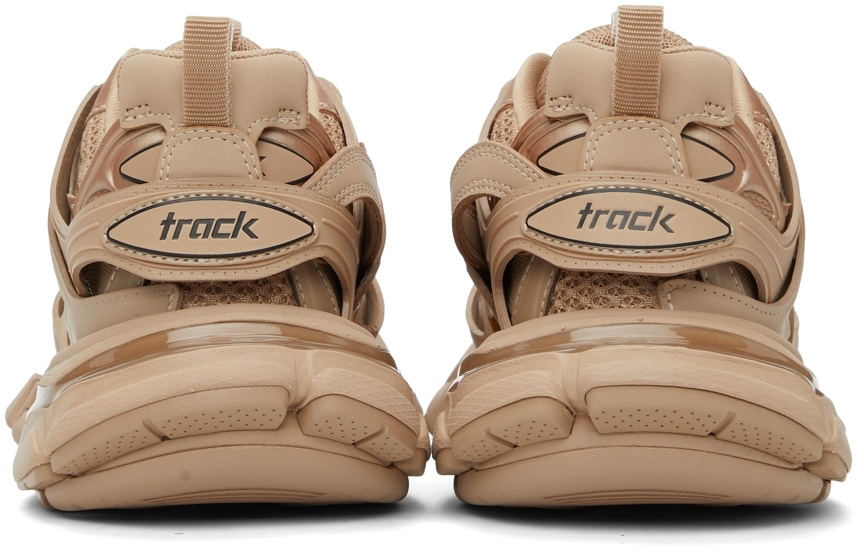 関税込【BALENCIAGA】Track サンダル Beige BALENCIAGA Track logo-detailed recycled mesh and rubber