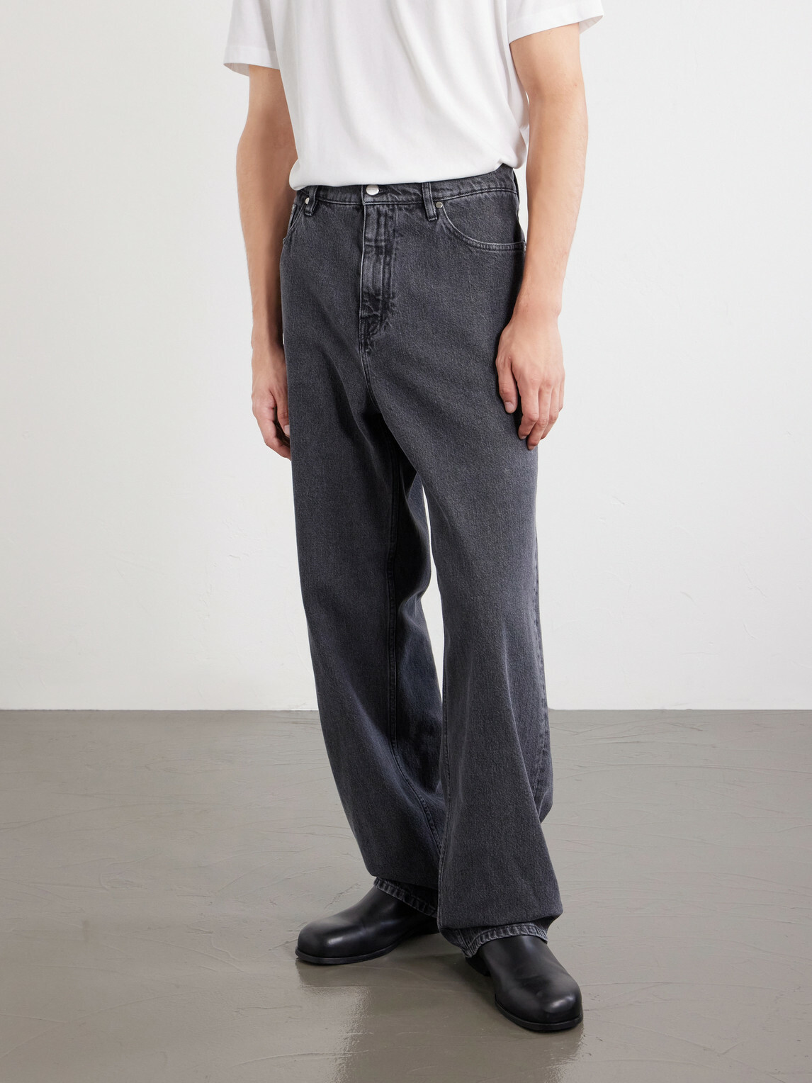Jil Sander - Wide-Leg Jeans - Black