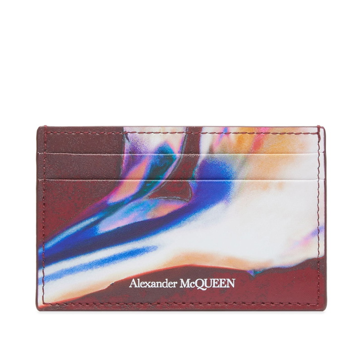 Photo: Alexander McQueen Men's Luminous Flower Card Holder in Multi