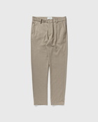 Les Deux Como Reg Herringbone Suit Pants Brown - Mens - Casual Pants