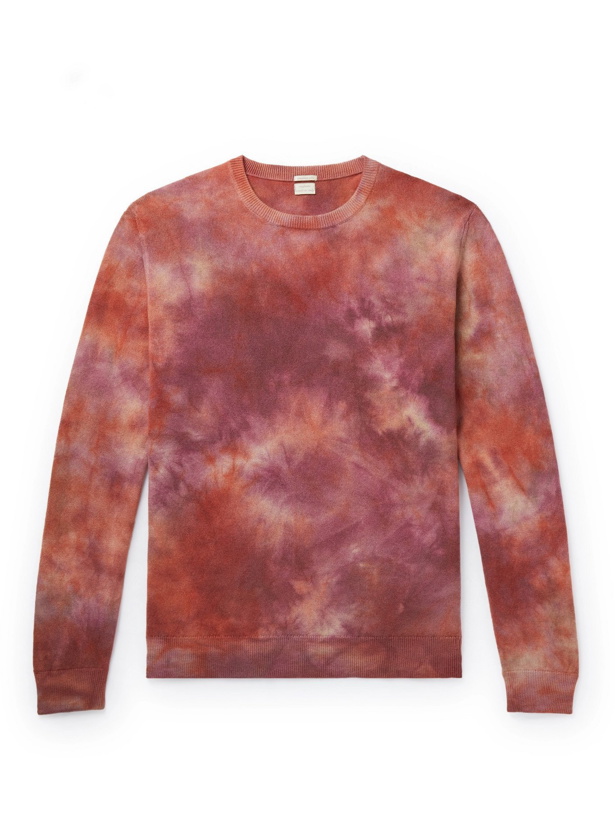 Photo: MASSIMO ALBA - Alagna Tie-Dyed Cashmere Sweater - Red - S