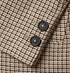 Massimo Alba - Unstructured Checked Wool, Linen and Cotton-Blend Blazer - Neutrals