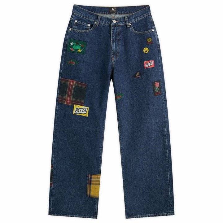 Photo: Patta Men's Whole Lotta Labels Denim Pants in Blue