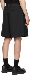 sacai Black Suiting Shorts