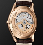 Jaeger-LeCoultre - Master Ultra Thin Perpetual Automatic 39mm Rose Gold and Alligator Watch, Ref. No. 1302520 - Neutrals