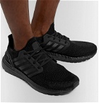 Adidas Sport - UltraBOOST 20 Rubber-Trimmed Primeknit Running Sneakers - Black