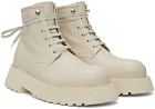Marsèll Off-White Micarro Lace-Up Ankle Boots