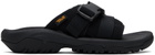 Teva Black Hurricane Verge Slides