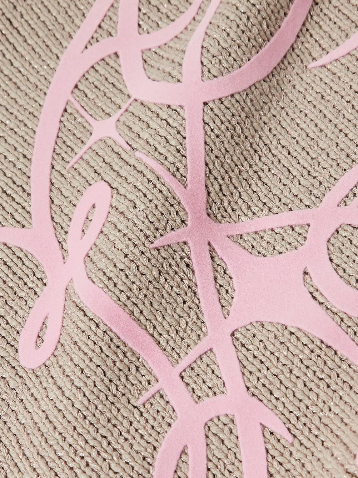 w0yu_ny2wです₊⁎⁺˳✧༚ Acne Studios - Kawii Cyber Logo-Flocked Distressed Metallic
