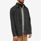 A.P.C. Men's A.P.C Cyril Denim Overshirt in Faux Black