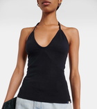 Extreme Cashmere Plaza cotton and cashmere-blend top