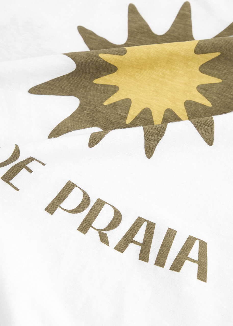 Frescobol carioca Dinis Clube De Praia Cotton T-shirt White
