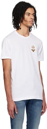 Dolce & Gabbana White Appliqué T-Shirt