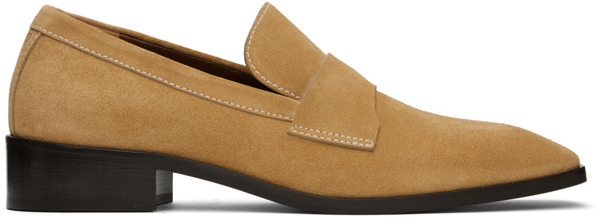 Wales Bonner Beige Suede Loafers