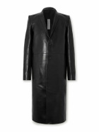 Rick Owens - Concordian Slim-Fit Leather Coat - Black