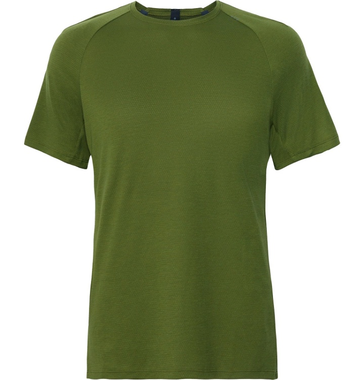 Photo: Lululemon - Conflux Stretch-Jersey T-Shirt - Green