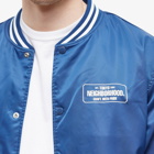 Neighborhood Men's Logo Baseball Jacket in Navy