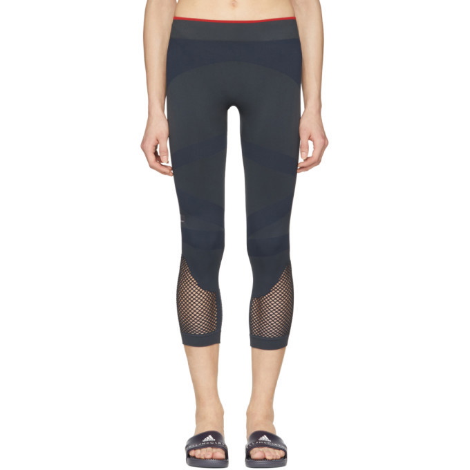 Photo: adidas by Stella McCartney Navy Train SL 3/4 Tights