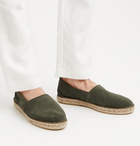 Frescobol Carioca - Suede Espadrilles - Green