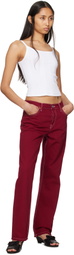 Re/Done Red 'The Standard' Jeans