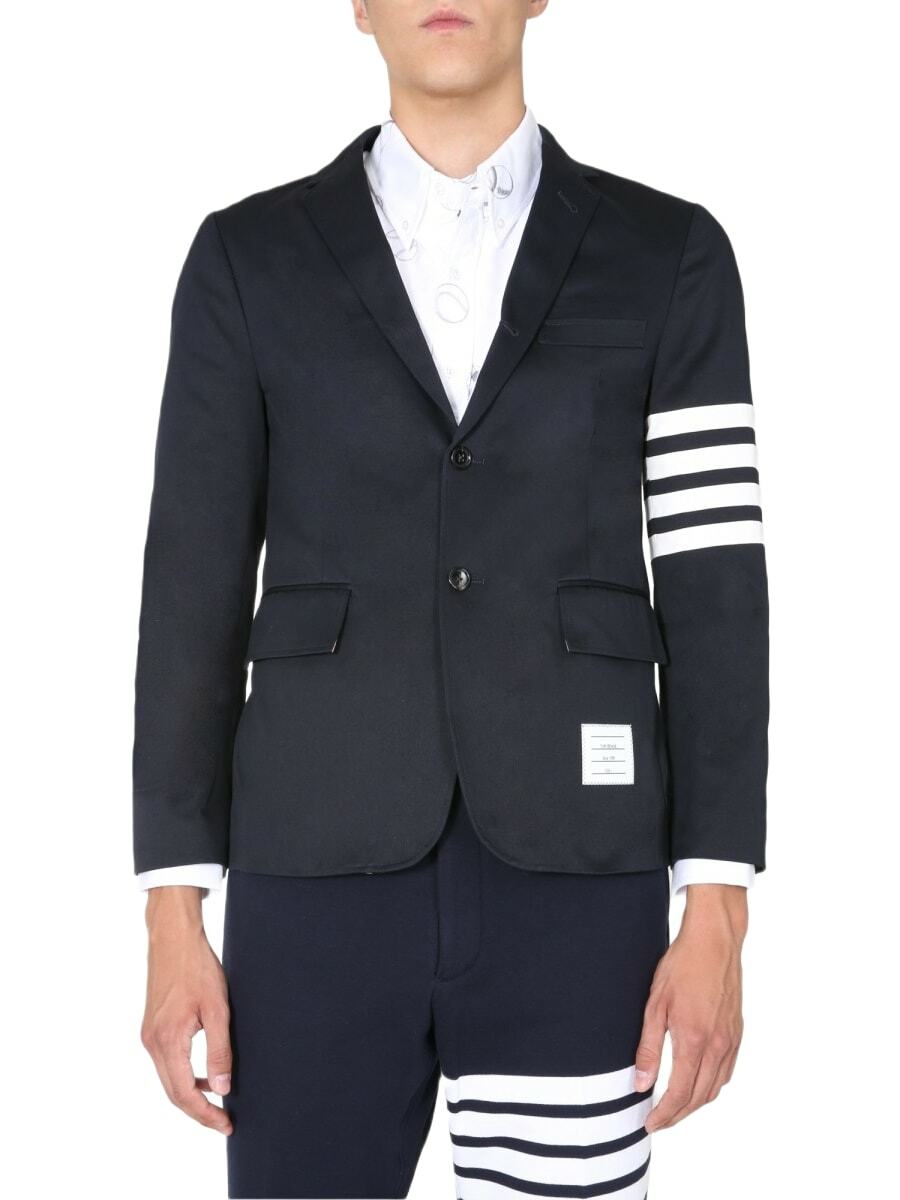 THOM BROWNE - Classic Fit Wool Jacket W/ 4 Stripes Thom Browne