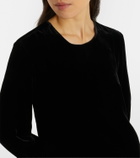 Asceno Larissa velvet minidress