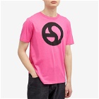 Acne Studios Men's Everest Logogram T-Shirt in Neon Pink